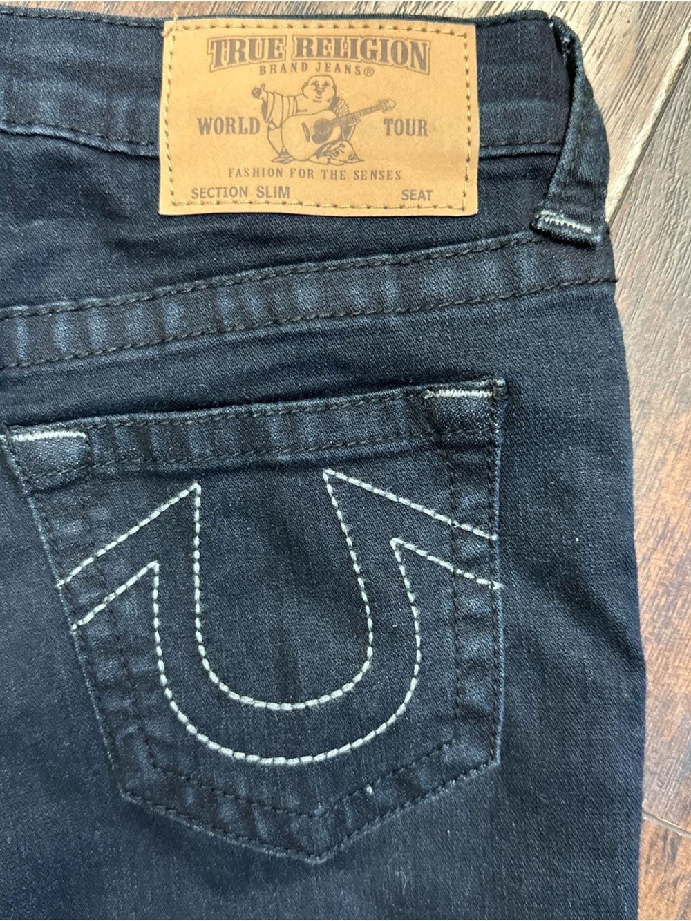 True Religion Jeans Section  Slim Seat Girls Kid Size 10 Denim <<<<411>>>>> - Picture 7 of 10